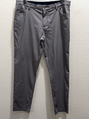 adidas Men's Gray Slim Stretch Chino Pants